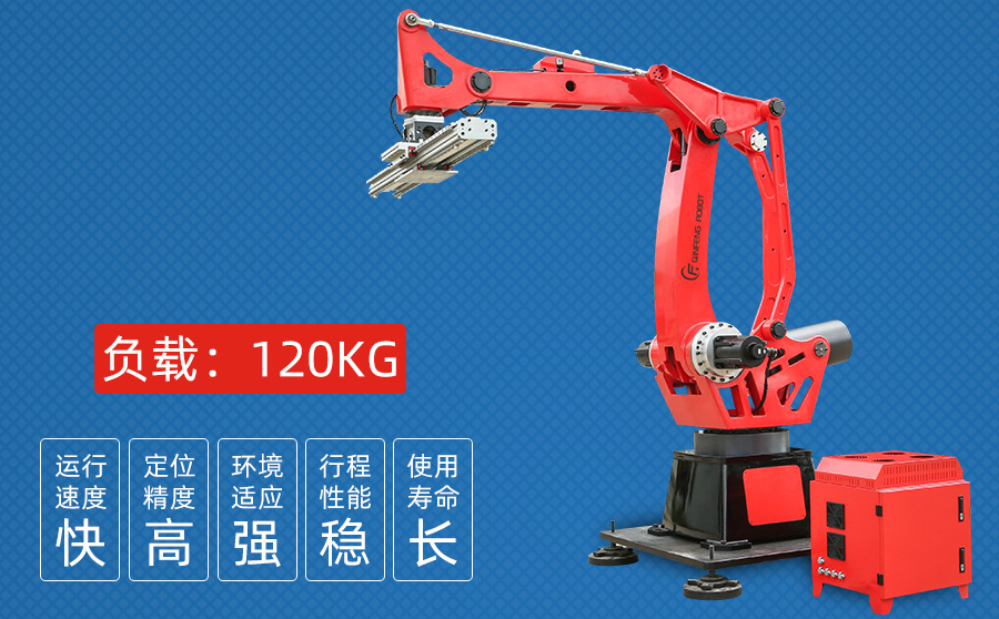 120KG四/五軸沖壓機(jī)器人(帶橫移軸) 120KG四/五軸沖壓機(jī)器人(帶橫移軸)